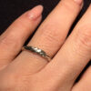 Sterling silver vintage ring Uk size N#16