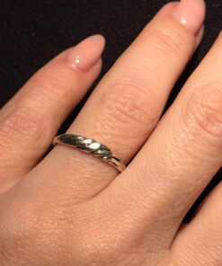 Sterling silver vintage ring Uk size N#16
