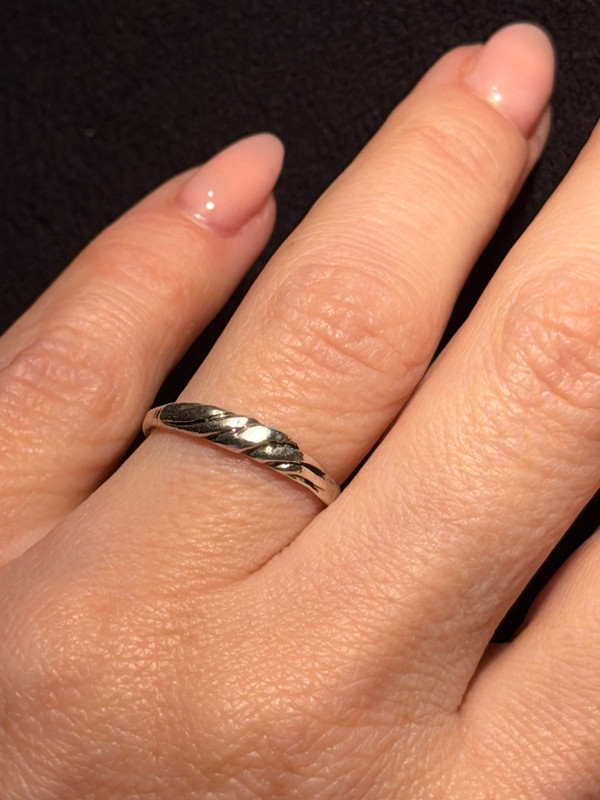 Sterling silver vintage ring Uk size N#16
