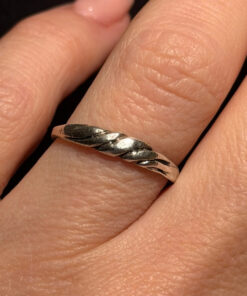 Sterling silver vintage ring Uk size N#16
