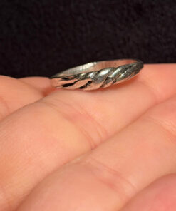 Sterling silver vintage ring Uk size N