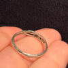 Sterling silver vintage ring Uk size N#16