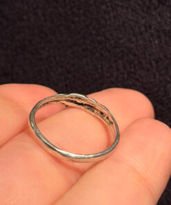 Sterling silver vintage ring Uk size N