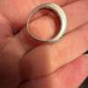 Vintage Fianite Sterling Silver Statement Ring, UK Size L#124