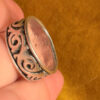 Silver 925 Ring Gothic Viking Design Unisex Silver uk size N#124