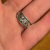 Silver 925 Ring Gothic Viking Design Unisex Silver uk size N#124