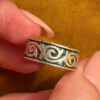 Silver 925 Ring Gothic Viking Design Unisex Silver uk size N#124