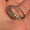 Uk size P sterling silver ring#124