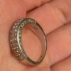 Uk size P sterling silver ring#124