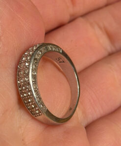 Uk size P sterling silver ring