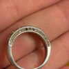 Uk size P sterling silver ring#124