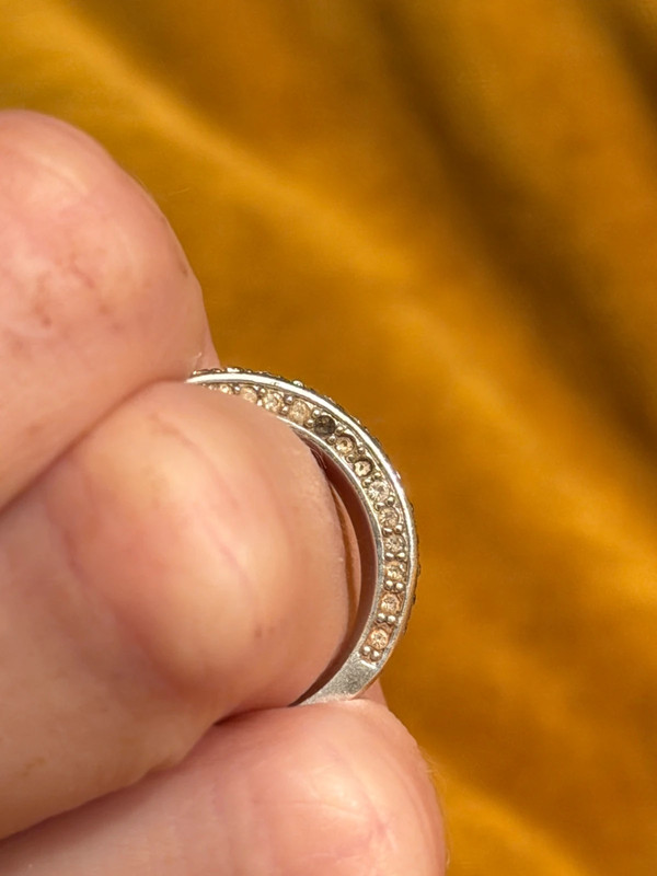 Uk size P sterling silver ring#124