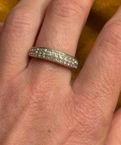Uk size P sterling silver ring