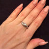 Vintage Soviet sterling silver ring Uk size R