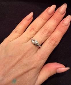 Vintage Soviet sterling silver ring Uk size R