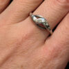 Vintage Soviet sterling silver ring Uk size R