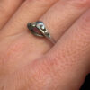 Vintage Soviet sterling silver ring Uk size R