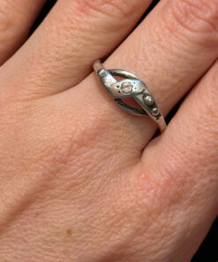Vintage Soviet sterling silver ring Uk size R