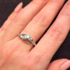 Vintage Soviet sterling silver ring Uk size R