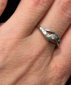 Vintage Soviet sterling silver ring Uk size R