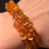 Vintage-Style Amber Bracelet