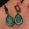Fashion Malachite Earrings AoJie #130