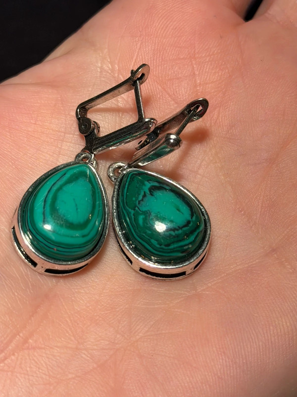 Fashion Malachite Earrings AoJie #130