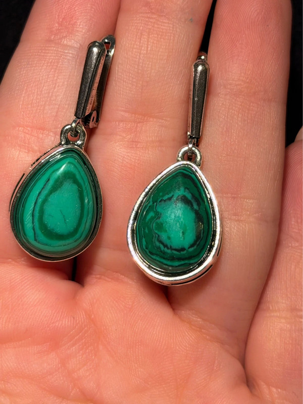 Fashion Malachite Earrings AoJie #130