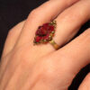 Soviet-era gold-plated ring, size N
