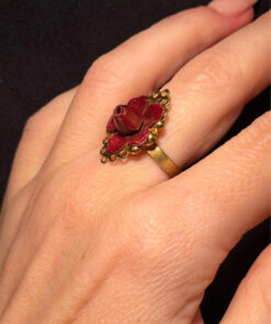 Soviet-era gold-plated ring, size N