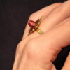 Soviet-era gold-plated ring, size N
