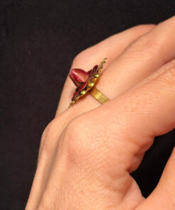 Soviet-era gold-plated ring, size N