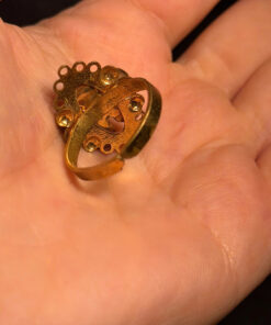 Soviet-era gold-plated ring, size N