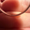 Vintage Sterling silver moonstone ring Uk size S#48