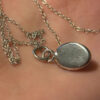 Vintage Baltic Amber Pendant 925 with Silver Chain #137