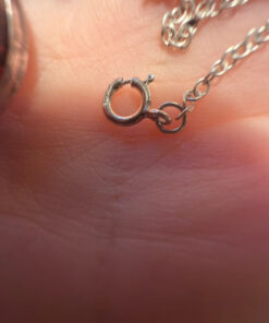 Vintage Baltic Amber Pendant 925 with Silver Chain