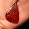 835 Silver Chain and Silver Amber Pendant
