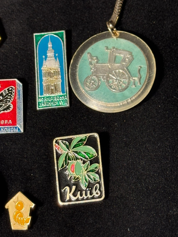 Lot of vintage Soviet badges