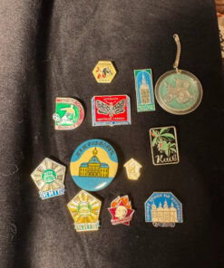 Lot of vintage Soviet badges