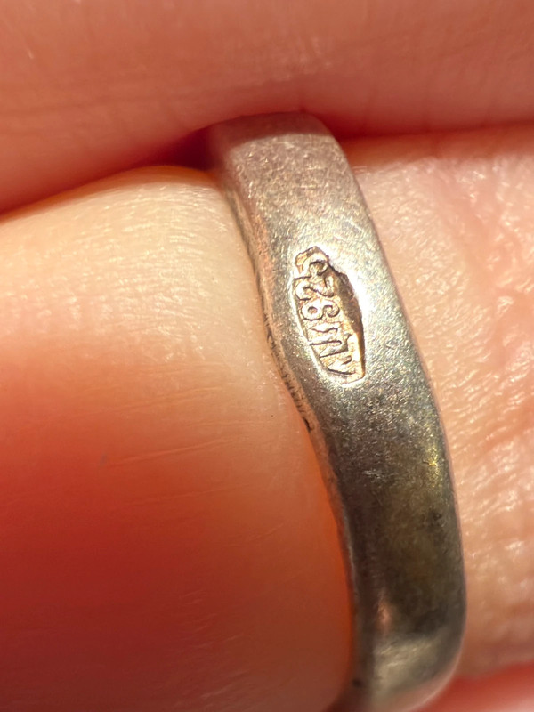 925 Sterling Silver Vintage 90s Ukraine Real Marcasite Gemstone Ring UK J 1/2 (#14)