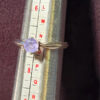 925   Sterling Silver natural Tanzanite Solitaire Ring -UK Size O#117