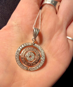 Incredibly beautiful new Sterling silver pendant with gold plating