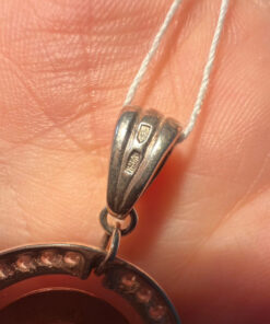 Incredibly beautiful new Sterling silver pendant with gold plating
