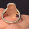 Vintage Silver ring with filigree design, size N,6.30 g