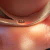 Vintage Silver ring with filigree design, size N,6.30 g