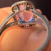 High-Quality Lab-Created Blue Spinel Sterling Silver Ring – Size O#7