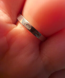 High-Quality Lab-Created Blue Spinel Sterling Silver Ring – Size O