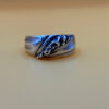 Soviet ussr sterling silver ring uk size J #24
