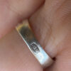 Soviet ussr sterling silver ring uk size J #24