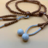 Japanese Bhuddist Wooden Prayer Beads rosary